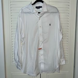 Polo by Ralph Lauren white button down shirt slim fit